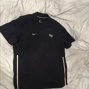 Nike Men's Black Casual Button Down Shirt